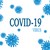 Symboldbild Corona-Virus mit Text Covid-19