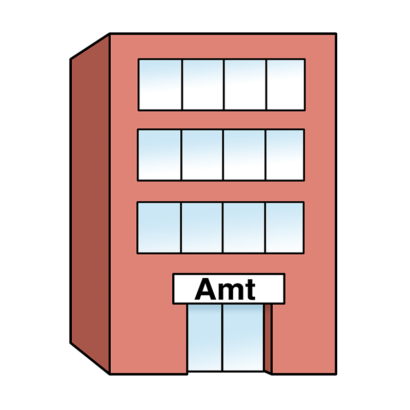 Amt Gebäude - Leichte Sprache Amtsgebäude
